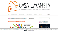 Desktop Screenshot of casaumanista.org